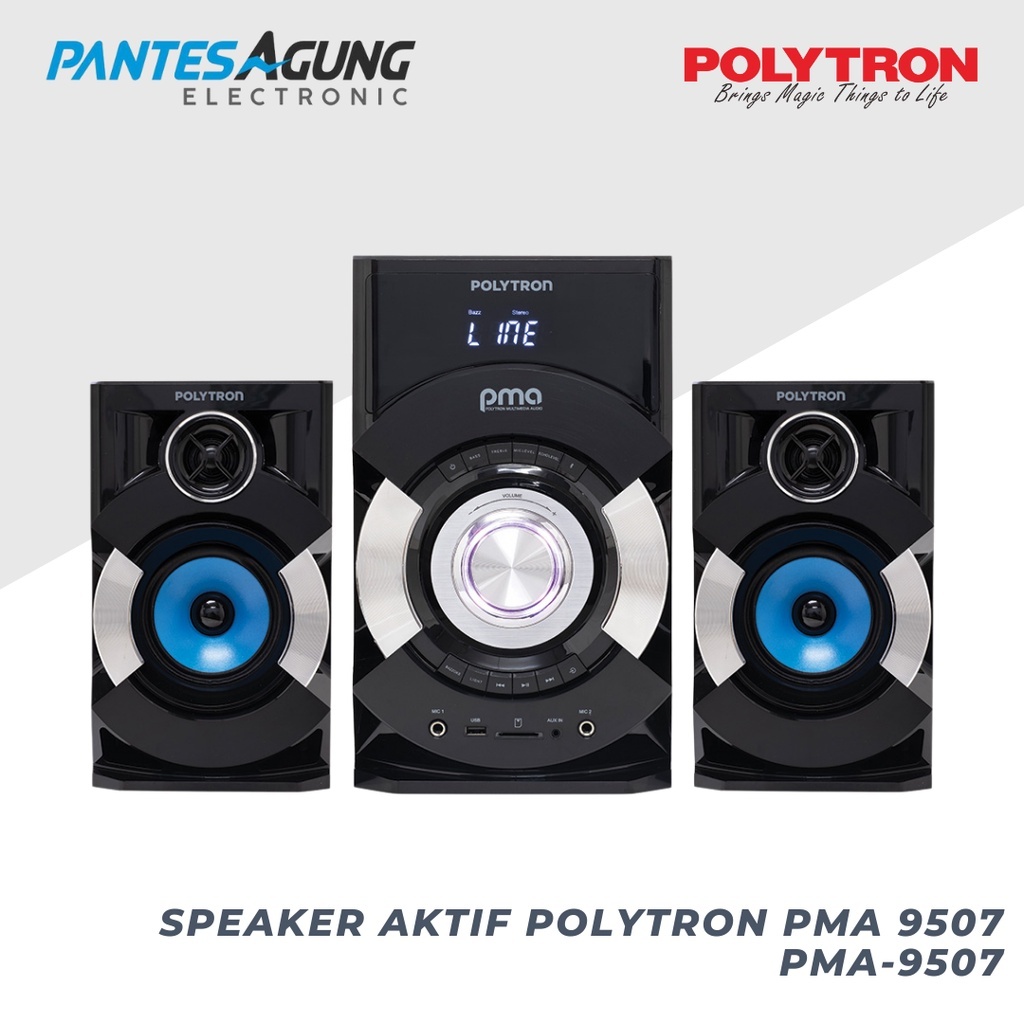 SPEAKER AKTIF POLYTRON PMA 9527 + RADIO