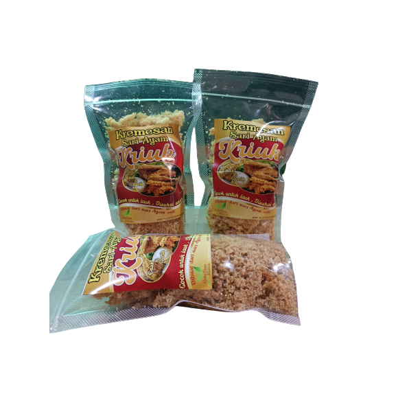 

Kremesan Ayam Goreng "Kriuk" | Sari Ayam Asli | Tersedia Varian Rasa