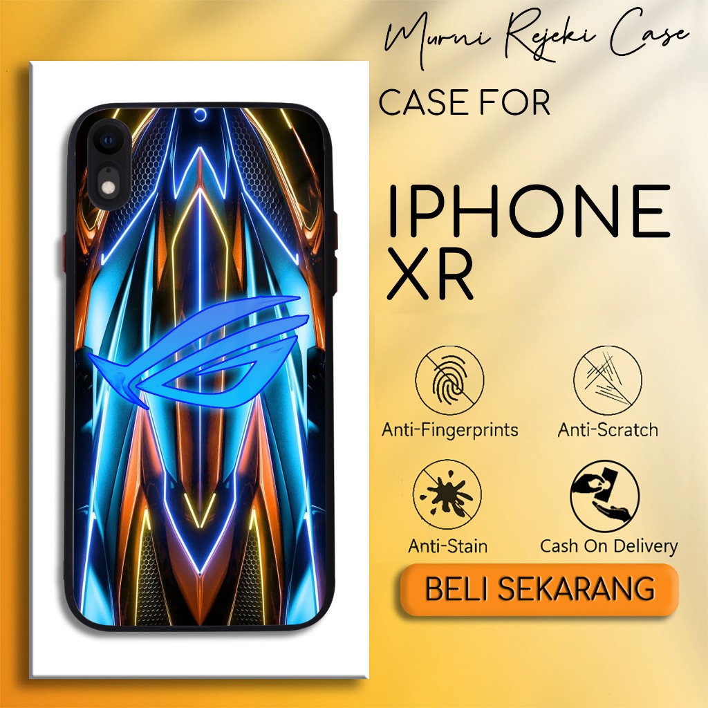 Murni Case IPHONE XR Motif Gambar Rog 04 Case Terbaru Termurah Pelindung Hp Lucu Terlaris Case Pria 