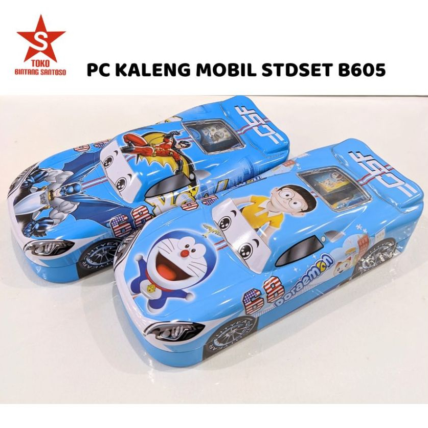 

PC KALENG MOBIL STDSET B605 / Pencil Case Kaleng Mobil Study Set B605 / Tempat Pensil