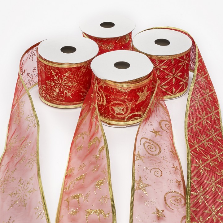 

Pita Pohon Natal Roll 6cm / Red Ribbon Series - Y109