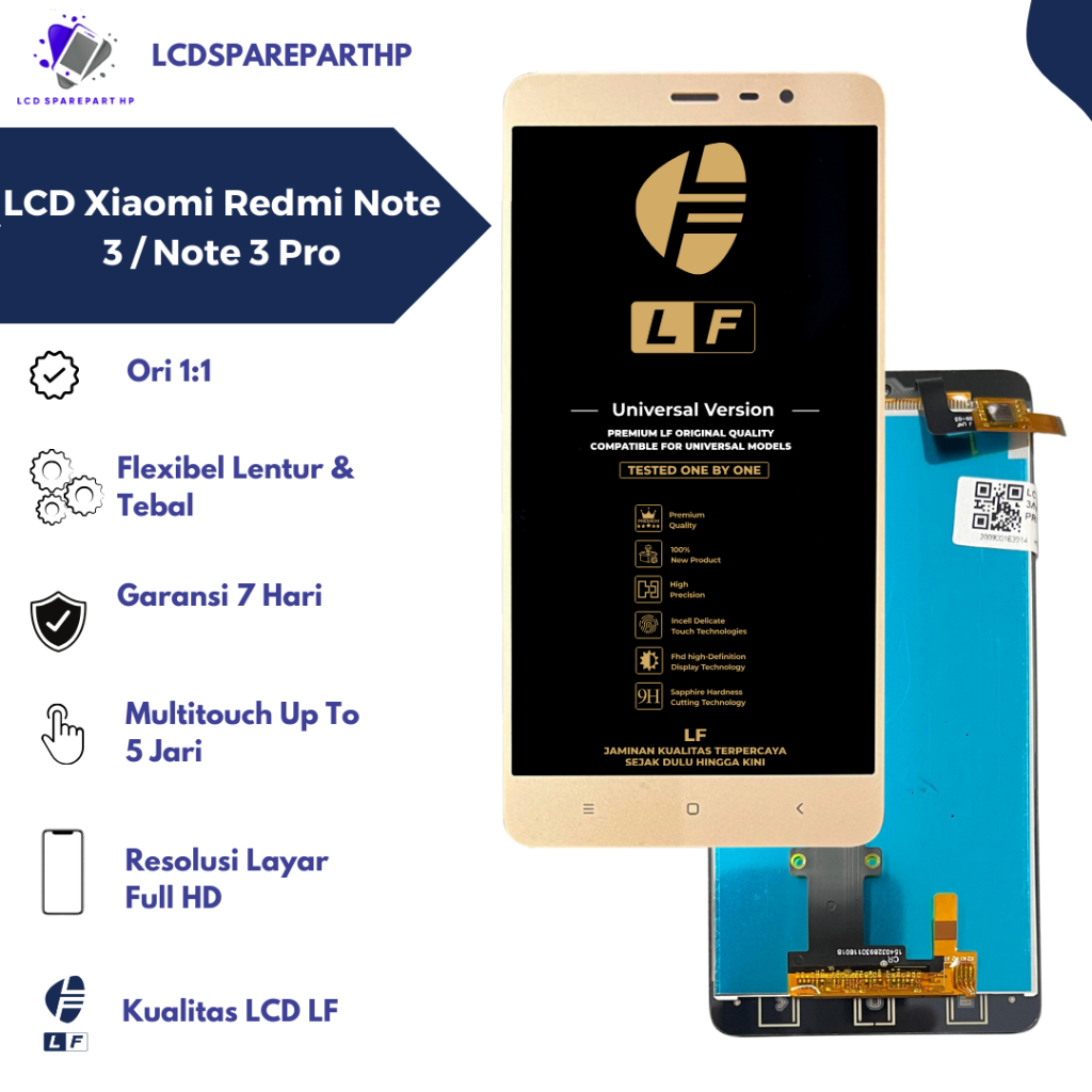 LCD REDMI NOTE 3 / NOTE 3 PRO FULLSET TOUCHSCREEN