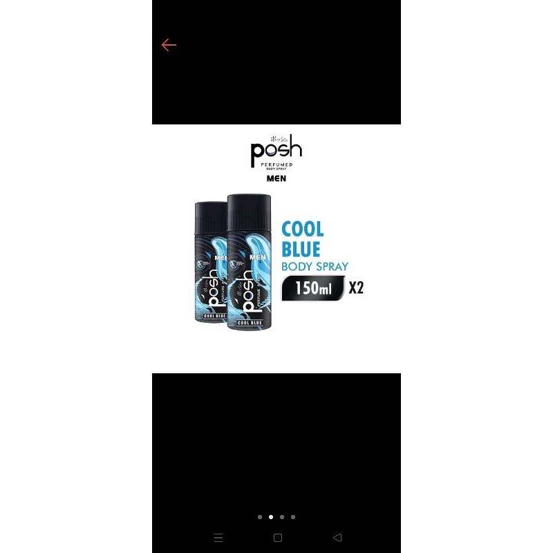 posh Men Bodyspray Blue 150