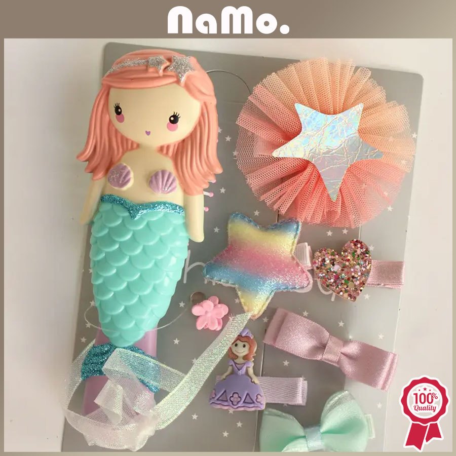 Namo Gift - 8 in 1 Set Sisir Anak / Set Sisir Princess