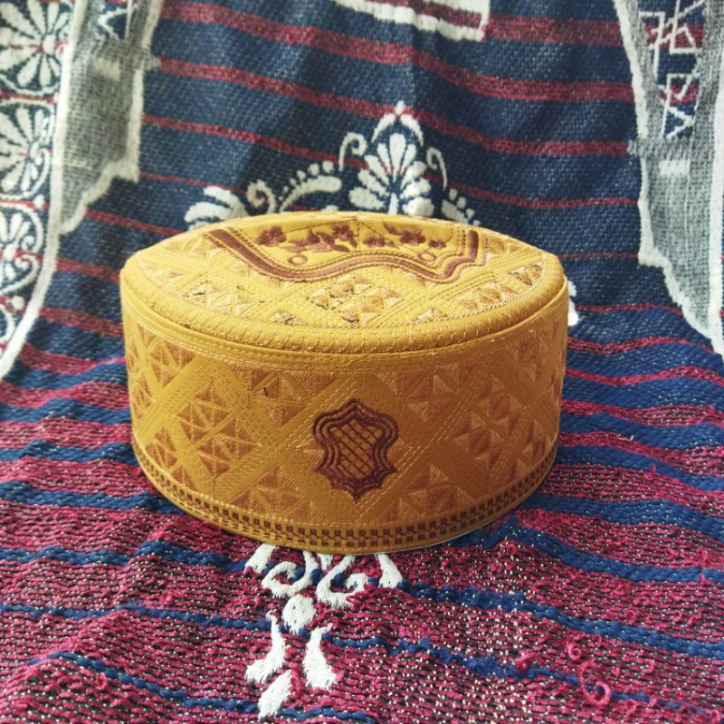 peci songkok kopiah ustadz ADI HIDAYAT COKLAT CREAM Peci Assagofah Polos AL HAMID, Kopiah Assagofah 