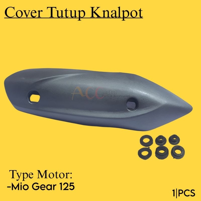 COVER TUTUP PENGAMAN KNALPOT MIO GEAR 125 HIGH QUALITY