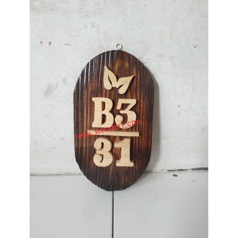 Nomor rumah Custom Nomor Rumah Huruf Timbul Nomor Rumah Minimalis Papan Alamat Rumah Papan Nama Kayu