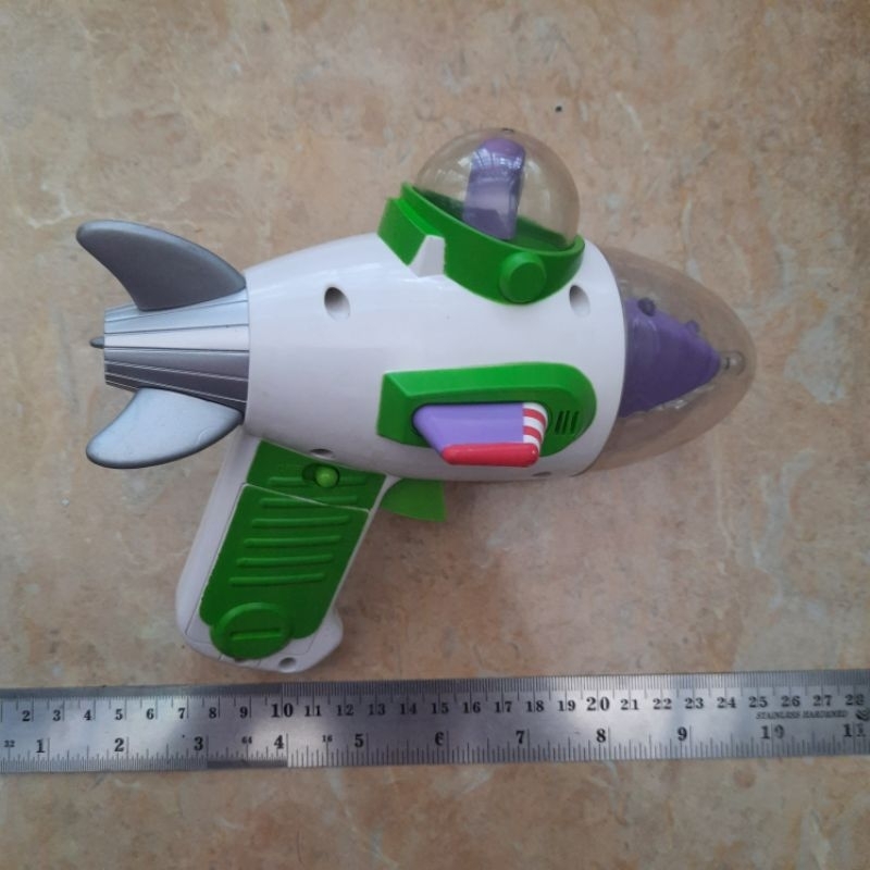 Mainan Pistol Buzz Light Year Toy Story Blaster Original Disneyland Tokyo