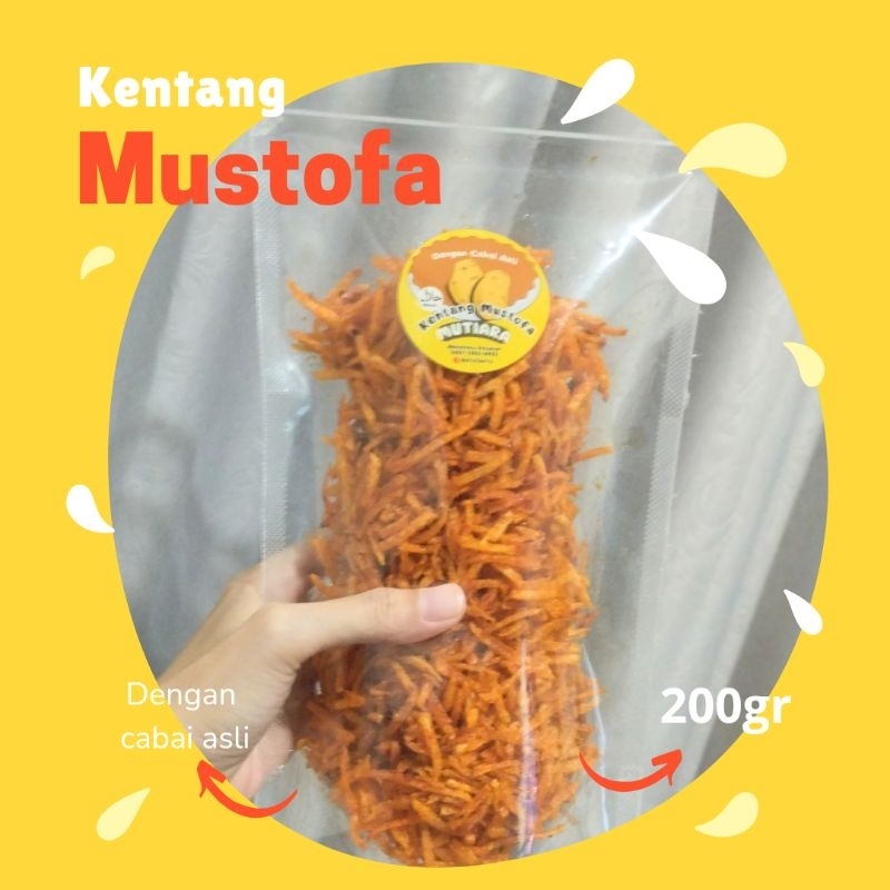 

Kentang Mustofa Mutiara 200gr Pedas Manis