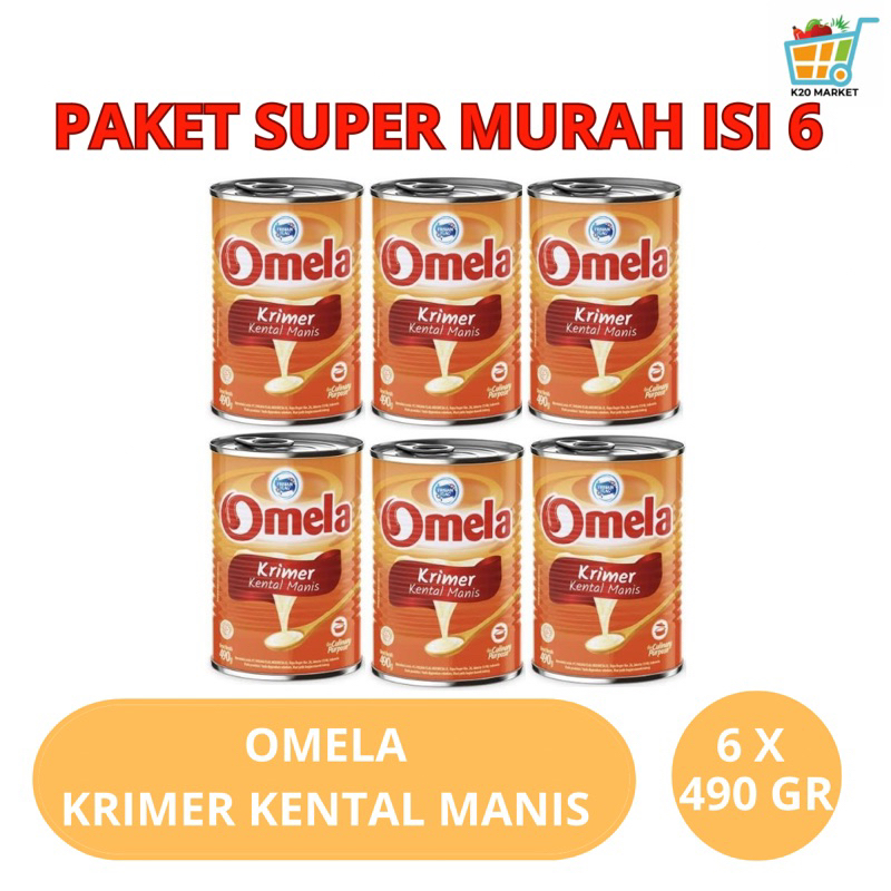

Omela Krimer Kental Manis isi 6 x 490 Gram