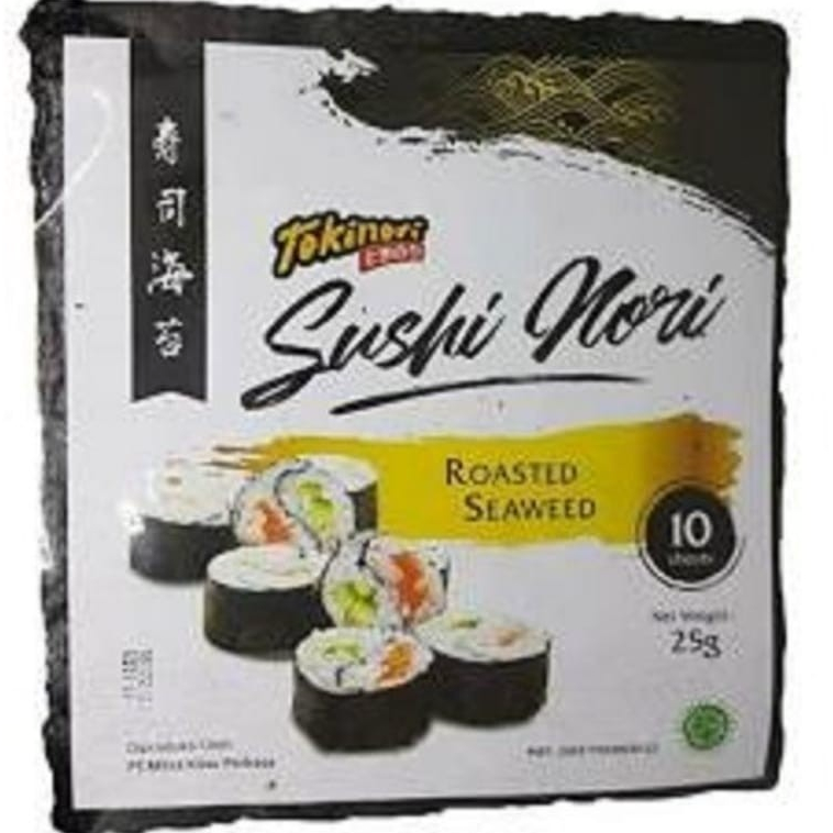 

[ SALE ] Tokinori Yaki Sushi | Nori Rumput Laut Halal 10/ 50 Sheets