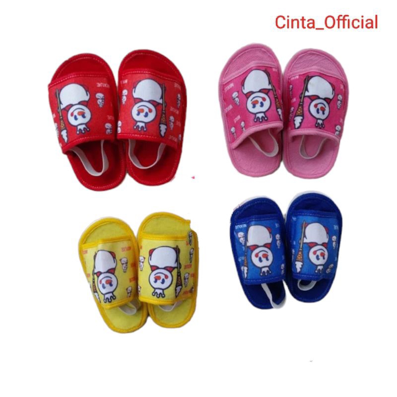 Cinta _Official - Mixue Kokop sandal anak mixue tali belakang sandal lucu karakter murah Cod
