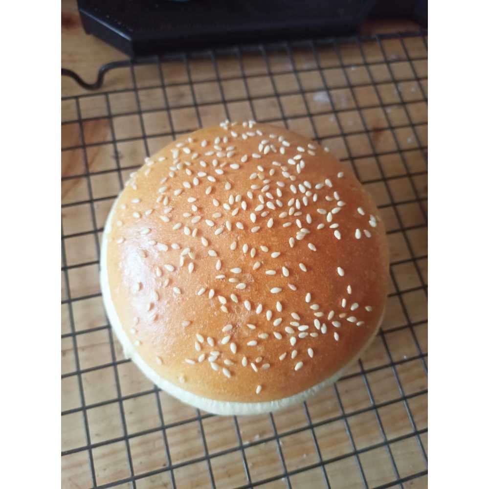 

Roti Light Burger Bun 12 cm - 90 gr Nuha Bakery Premium