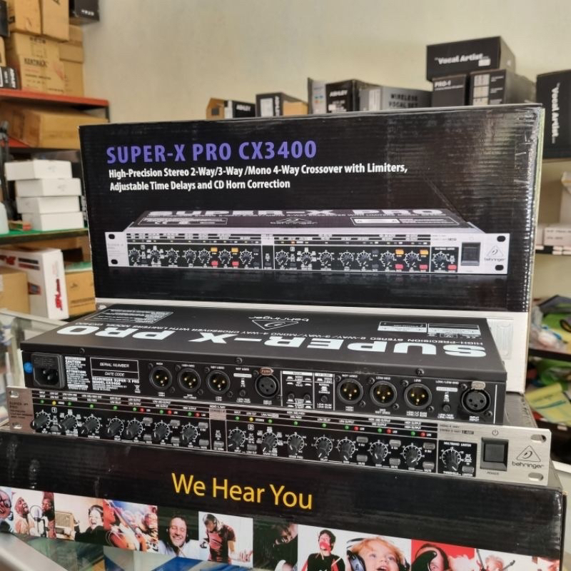 CROSSOVER AKTIF BEHRINGER CX3400