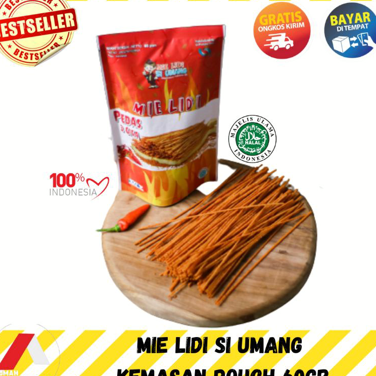 

Stok terbaru MIE LIDI SI UMANG POUCH [ CEK HARGA GROSIR ] / MIE LIDI SI UMANG 60GR FREE BUBBLEWRAP