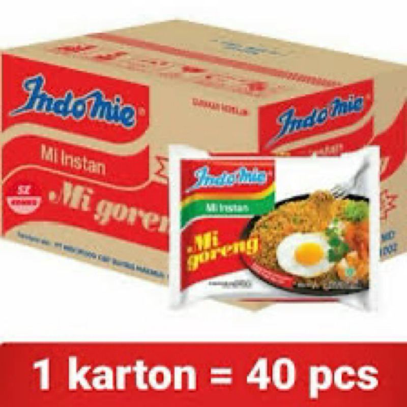 

Indomie Goreng 1 doz isi 40 bungkus