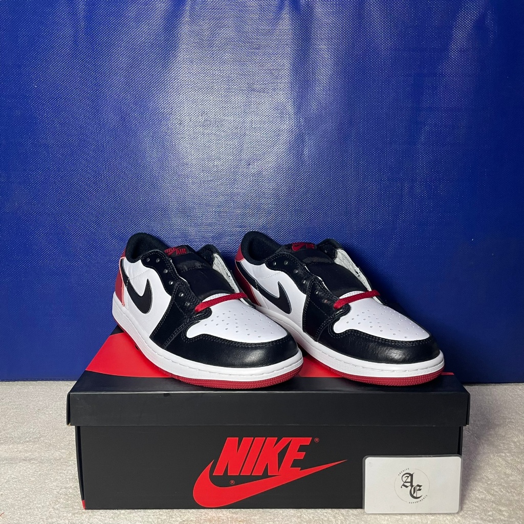 AIR JORDAN 1 LOW OG BLACK TOE
