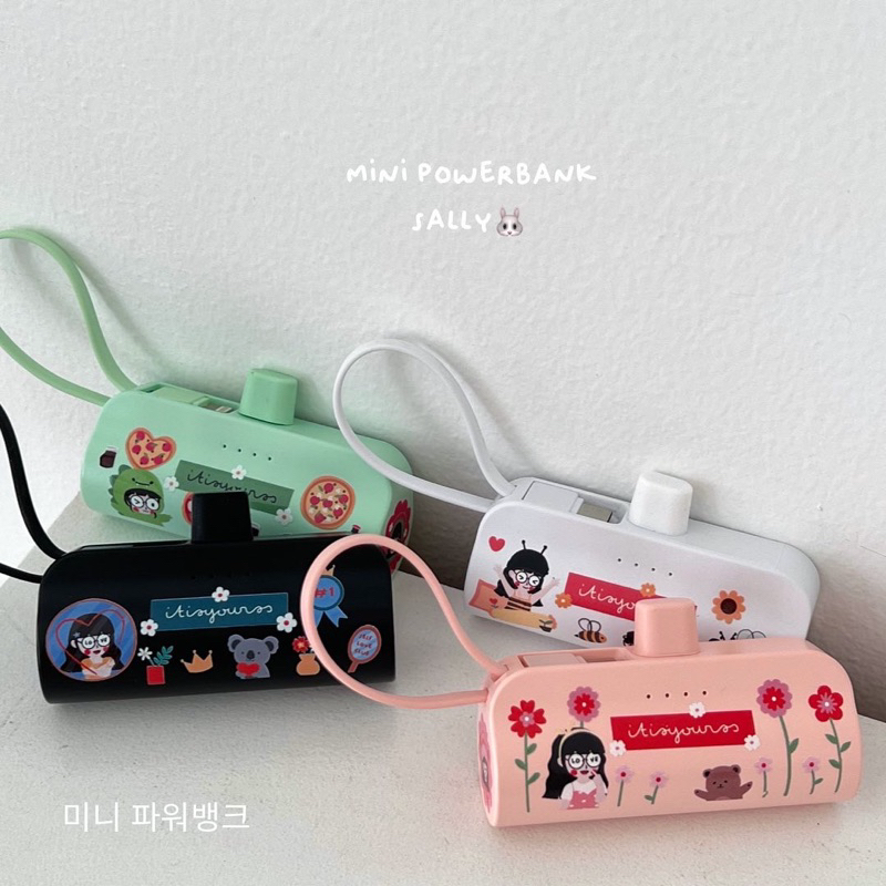 Best✔Mini Power Bank Sally | Power Bank Mini | Power Bank Lucu