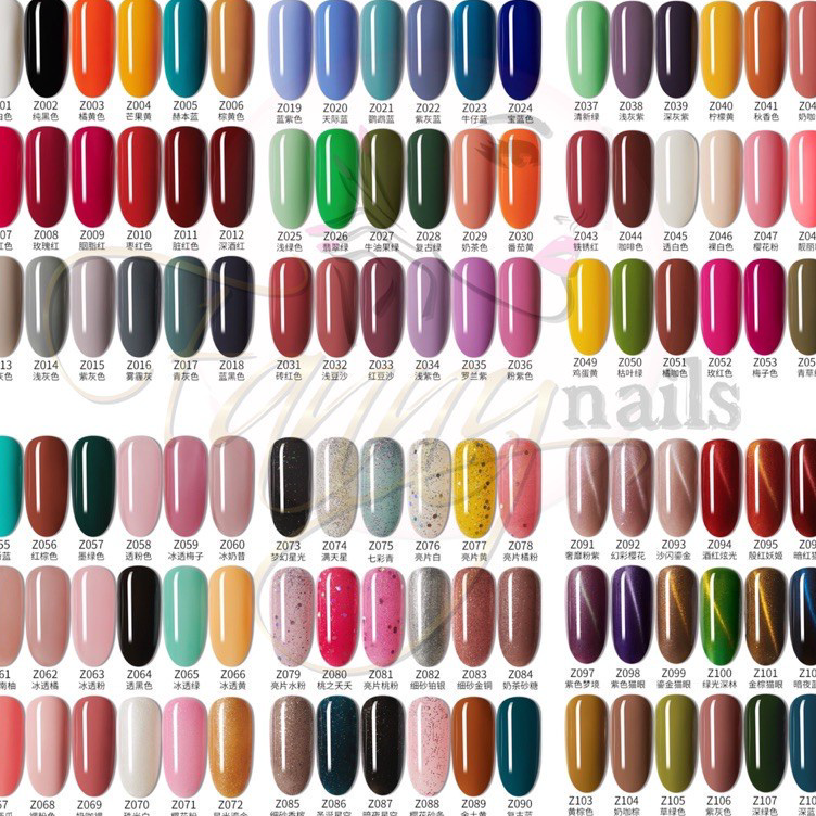 Bayar Di Tempat KUTEK GEL POLISH HIJAU(51-100) KUTEK GEL UV GEL POLISH uv gel polish 7.3ml gel polis