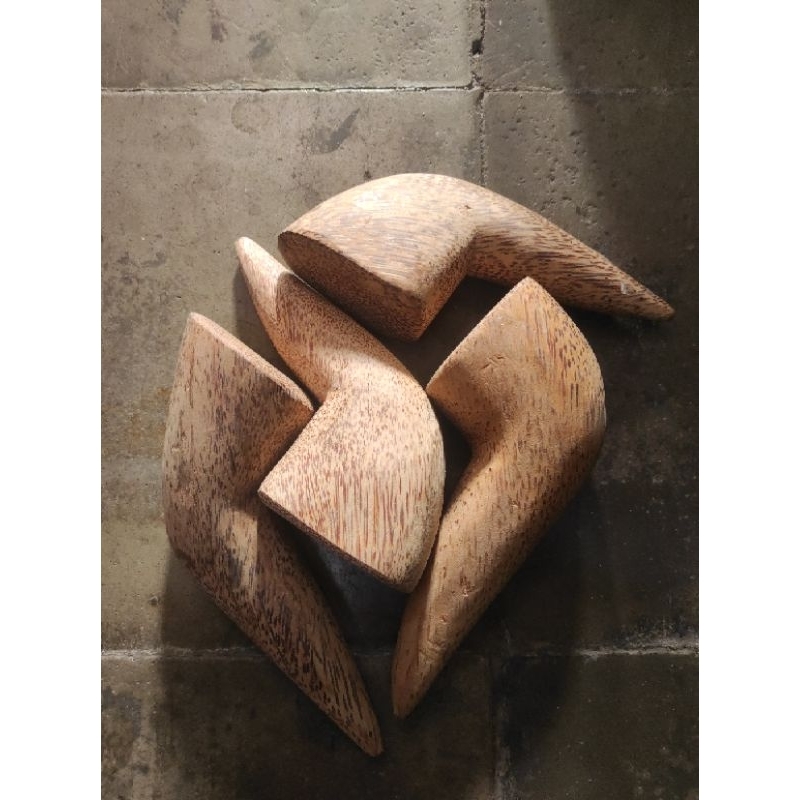 ULEKAN KAYU KELAPA TUA BESAR BUAT GADO2,AYAM GEPREK,SAMBAL,PECEL LELE DLL