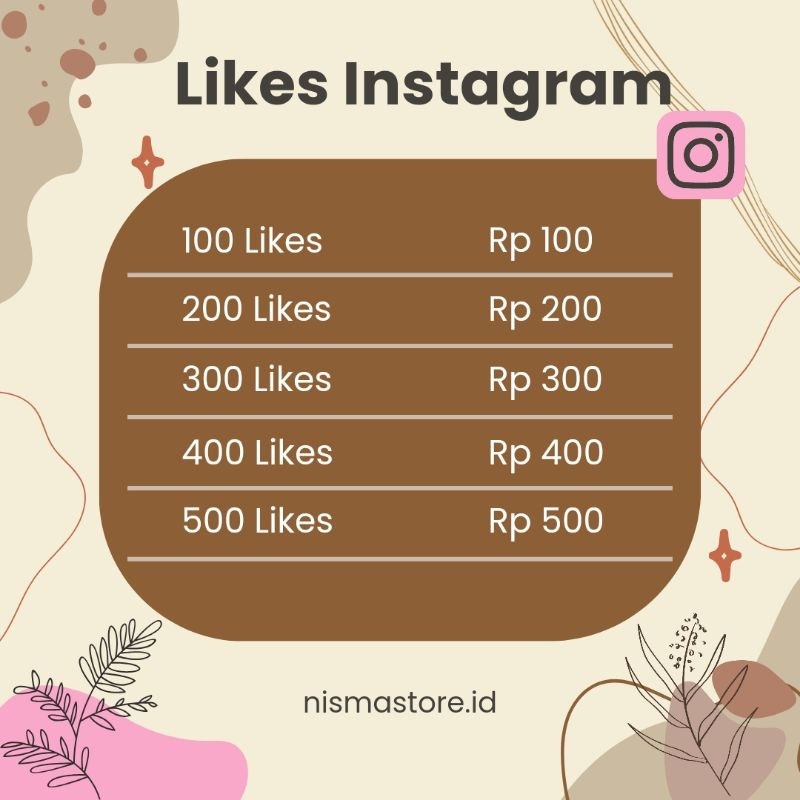 Likes Instagram Like IG Likes Murah Bergaransi Permanen