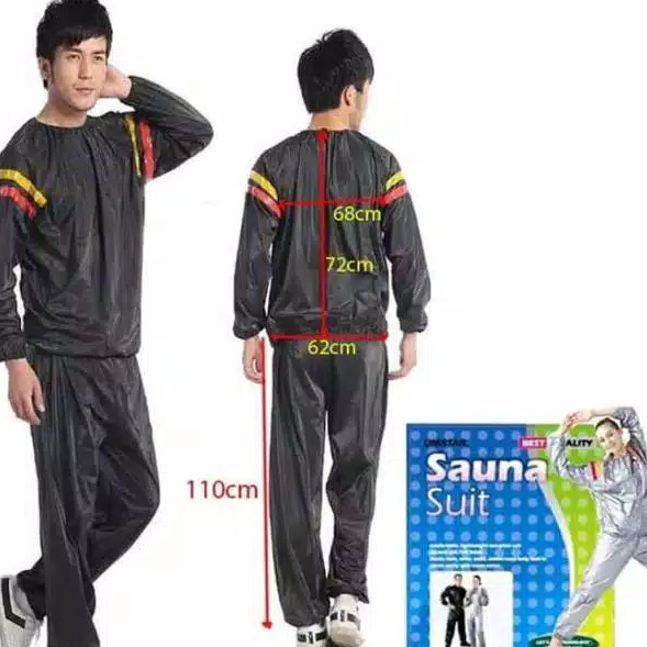 ➘✣✰ Baju sauna suit baju jaket olahraga sauna