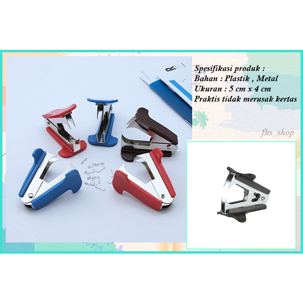

Staples Remover Pencabut Isi Staples Pembuka Isi Staples KW Trio Stapler Remover