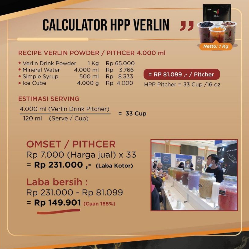 

Ay00! Verlin Bubuk Minuman Buah 1 Kg Halal & Bpom Ri