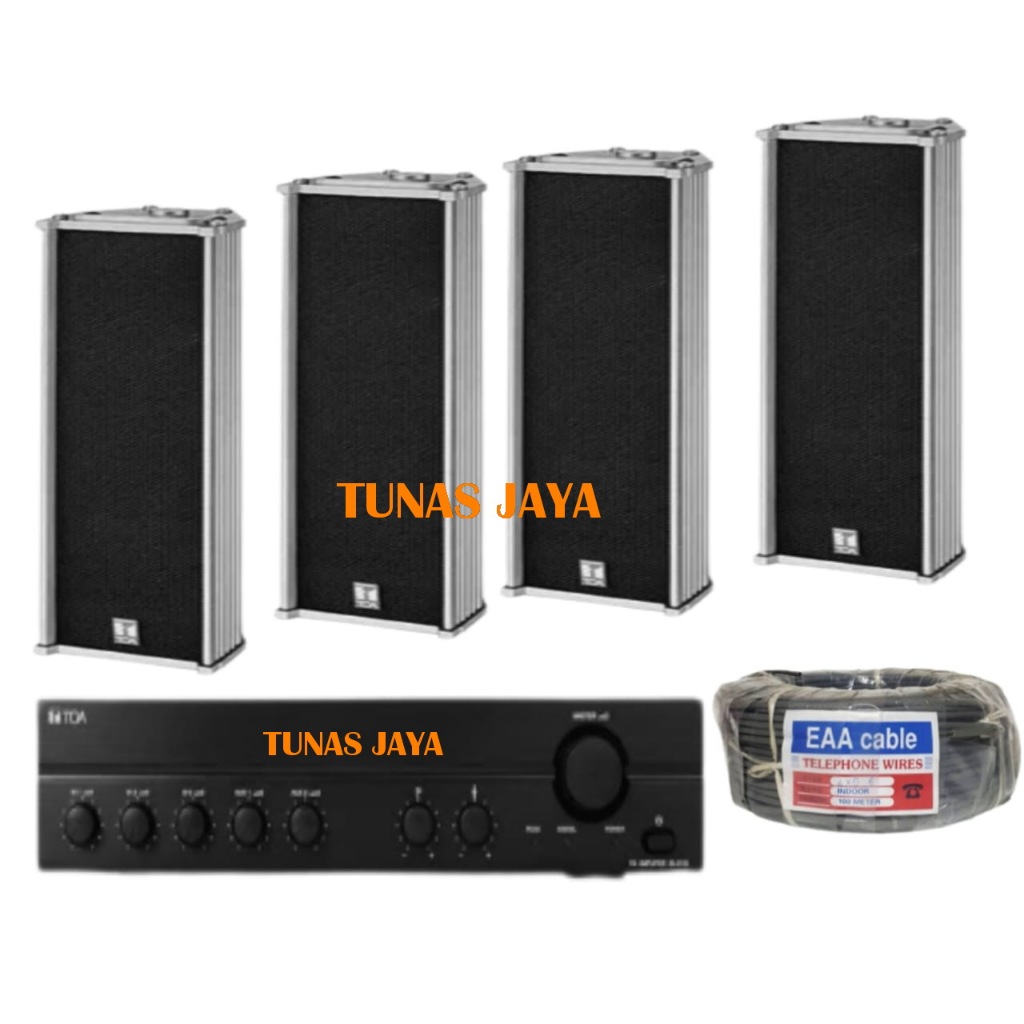 PAKET TOA SOUND SYSTEM MASJID  AMPLI TOA 120 WATT MAXIMAL 180 WATT ZA2120