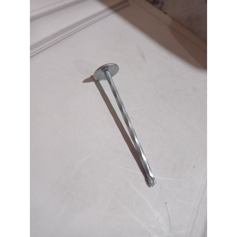 Paku payung ulir ukuran besar untuk pasang asbes gelombang besar kemasan 1kg