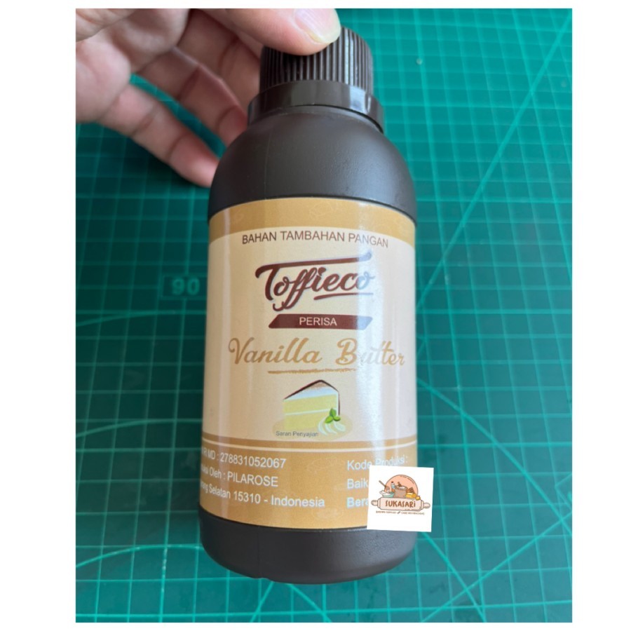 

Toffieco Pasta Vanilla Butter 250gr paste perisa vanila