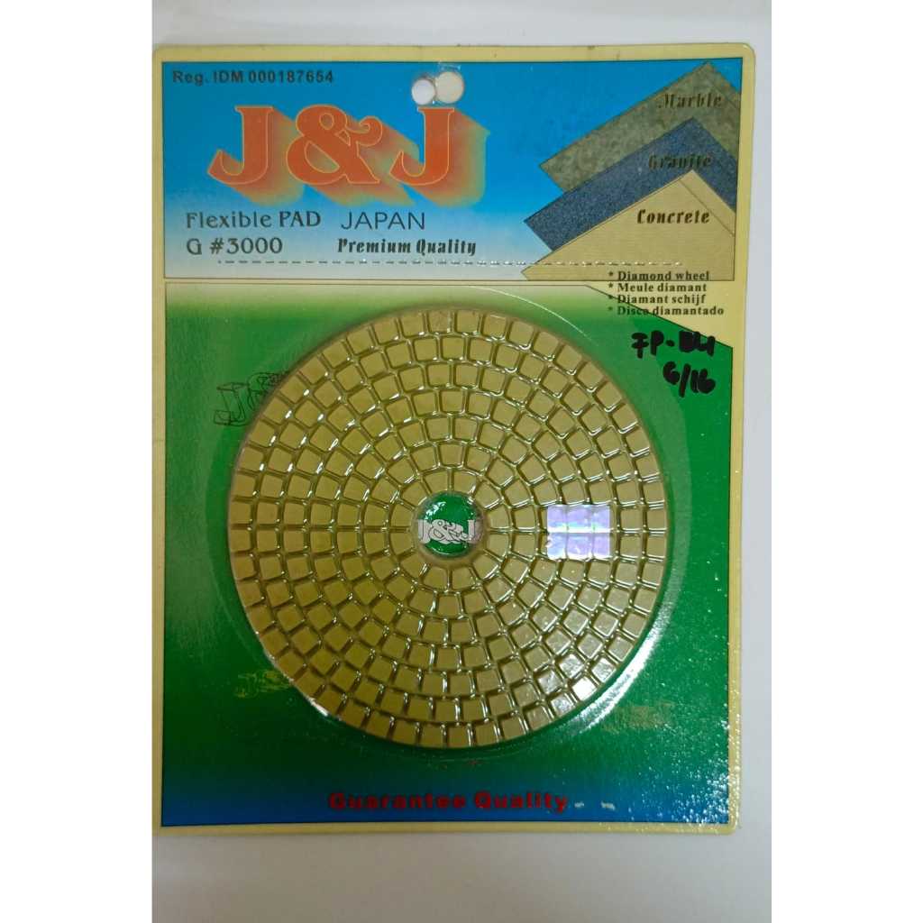 Diamond Pad J&J / Flexible Pad  Diamond Pad  4" #3000