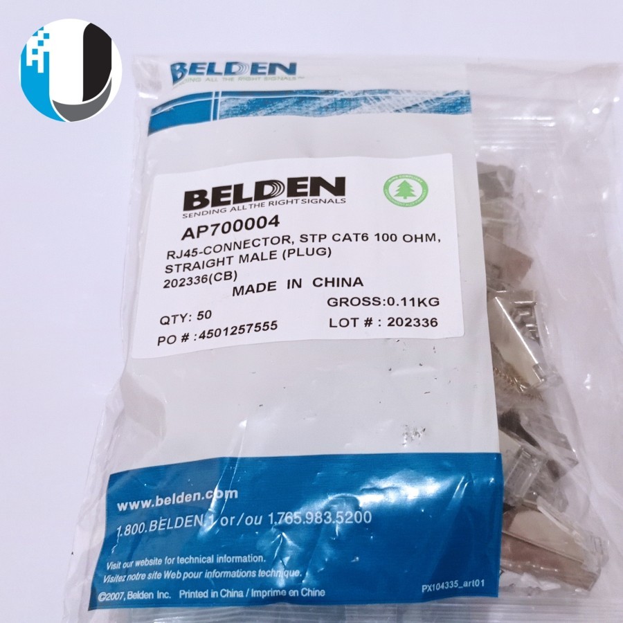 BELDEN RJ45 Connector Cat6 STP / Cat.6 STP Metal ( AP700004 )