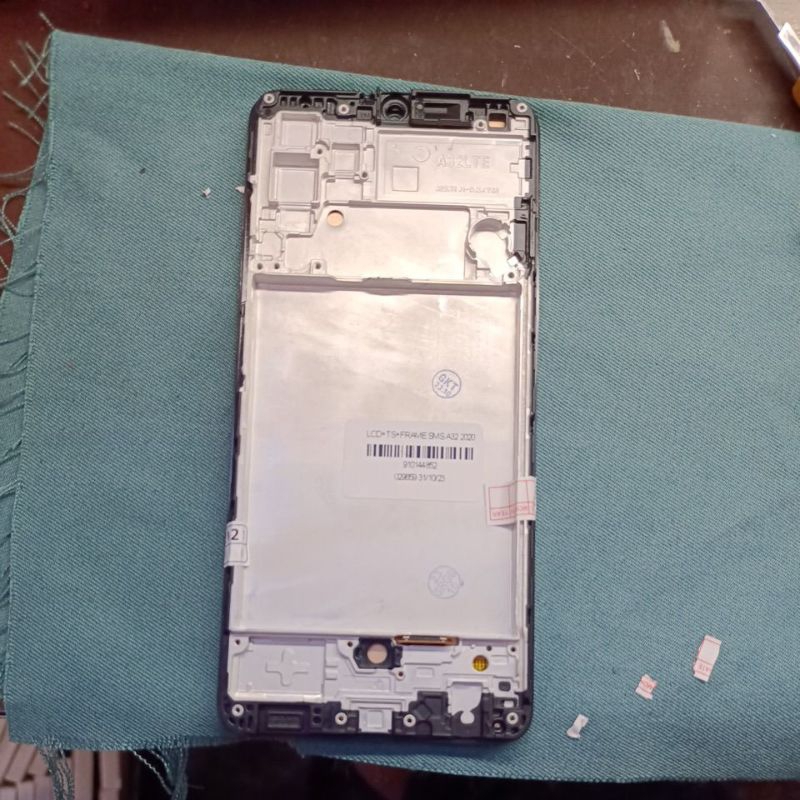 Lcd samsung A32 with frame fullset oled bisa finger