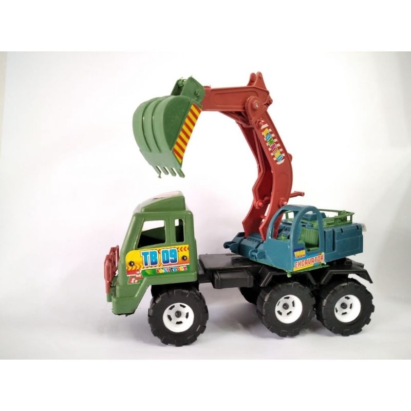 Mainan Anak Truk Excavator / Mainan Bego / Mainan Truk Keruk