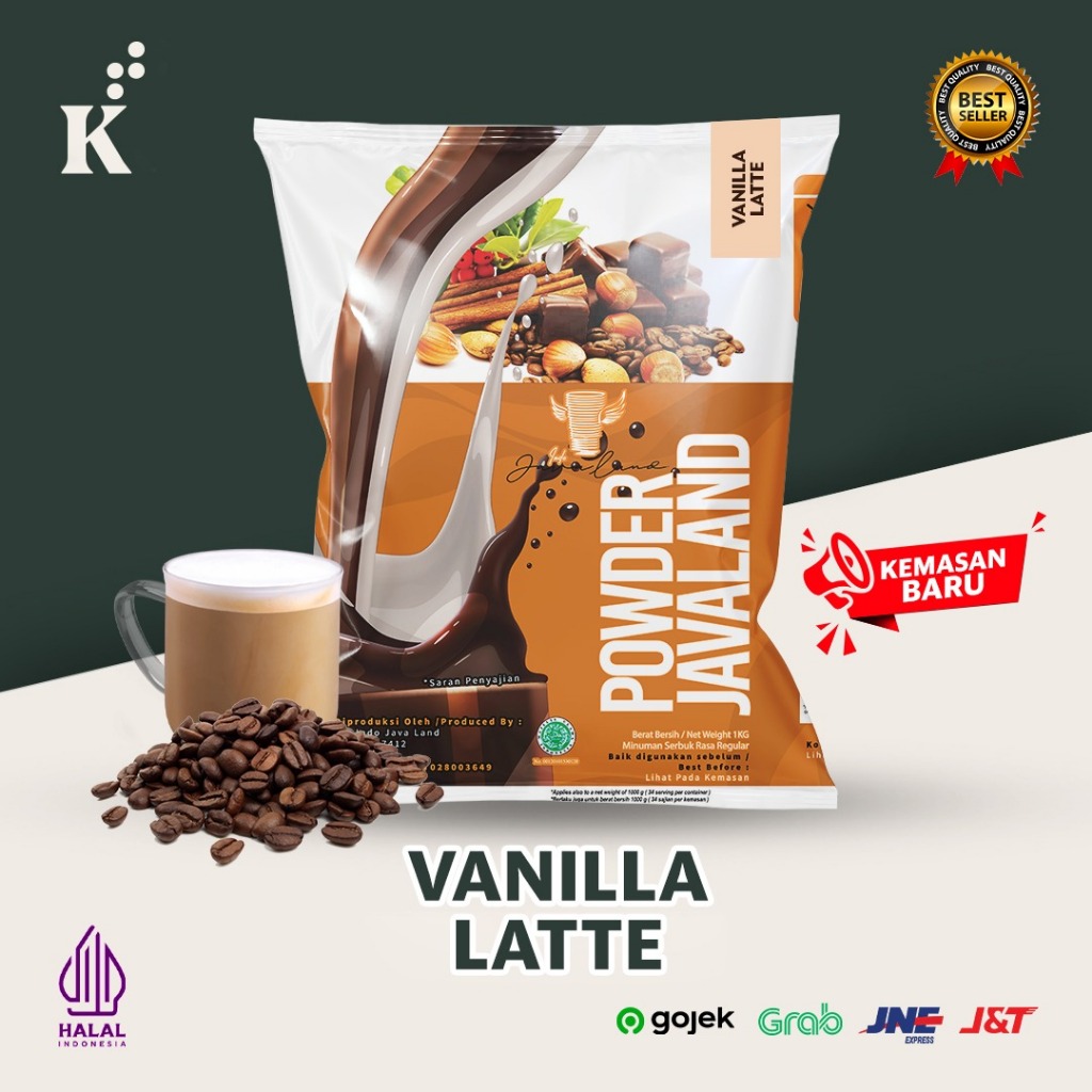 

Bubuk Bubble Powder Drink Vanilla Latte1kg JAVALAND Depok