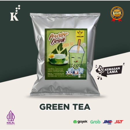 

AKEH Bubuk Minuman Bubble Powder Drink Rasa Green Tea 1kg JAVALAND Depok