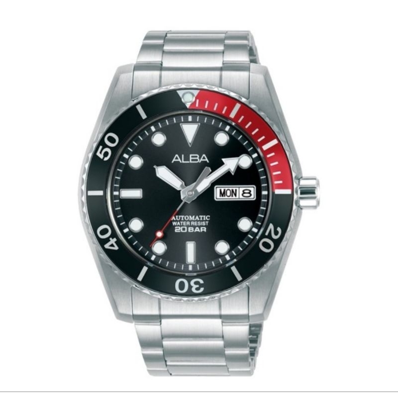 Jam Tangan Pria Alba Mechanical Stainless Steel AL4293 Original