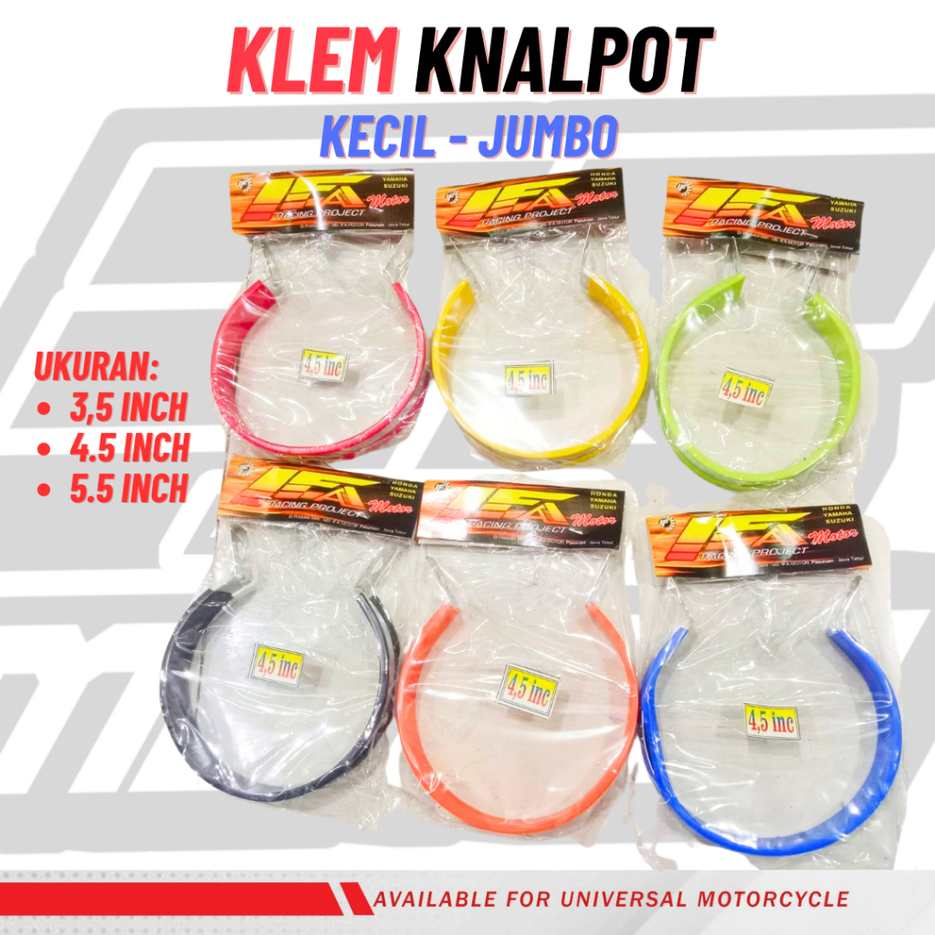 Klem Kleman Knalpot Kenalpot Breket Pangkon Knalpot Universal Vario Nmax Beat Vixion CB150R Scoopy