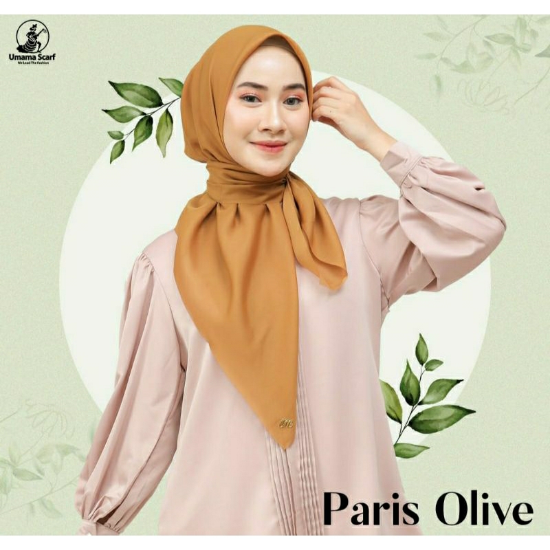 Umama Hijab Segiempat / Kerudung Segiempat Umama Plat Metal
