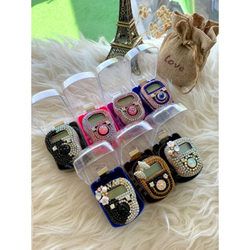 Tasbih Digital Hias Tasbih Digital Permata Kristal Swarovski Dzikir Cincin