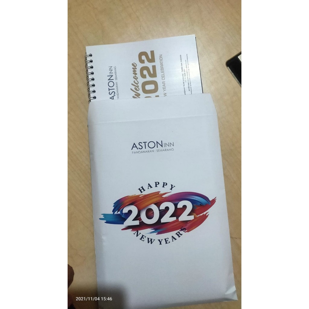 

Amplop Kalender meja HVS 21 x15 cm Sudah termasuk Full Print Logo