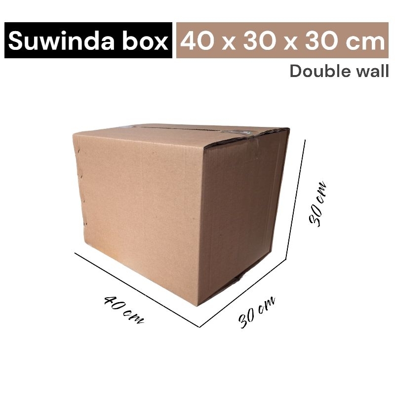 

kardus ukuran 40x30x30 cm box besar/pindahan double wall ( min 5 pcs )