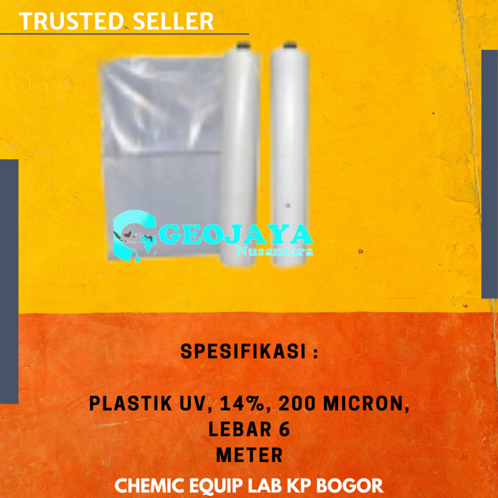 Plastik UV, 14%, 200 micron, Lebar 6 Meter