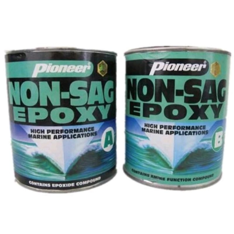 Pioneer non sag 2 komponen. lem kapal. lem epoxy tahan air. lem epoxy non sag