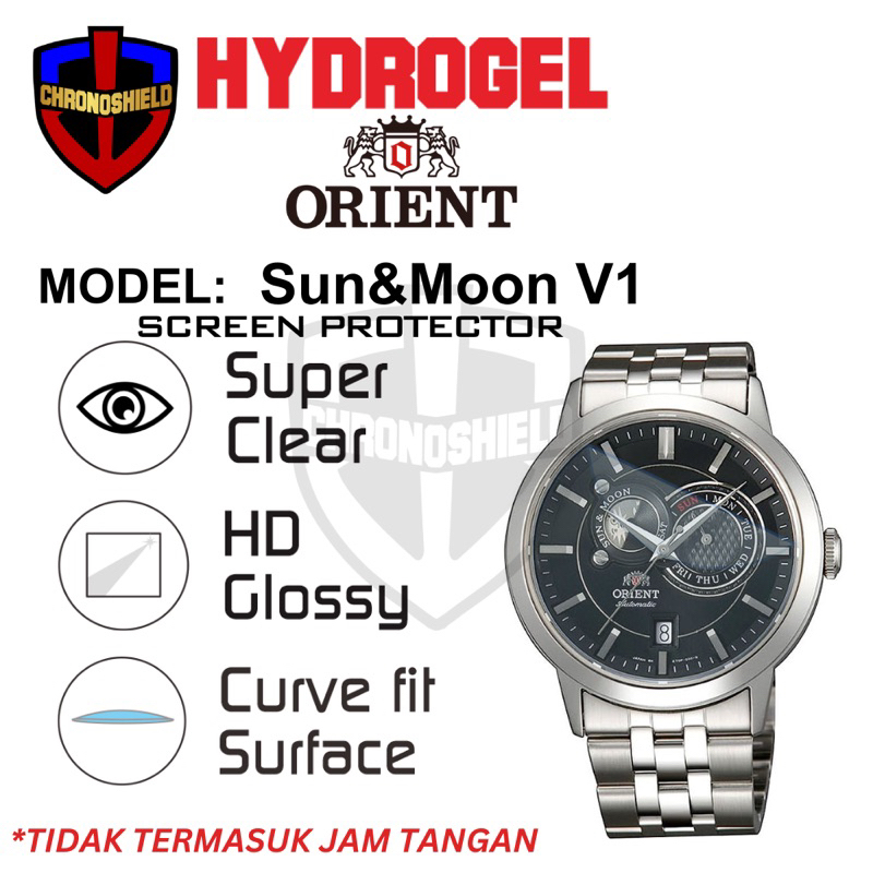 Antigores Jam Tangan ORIENT Sun and Moon HYDROGEL