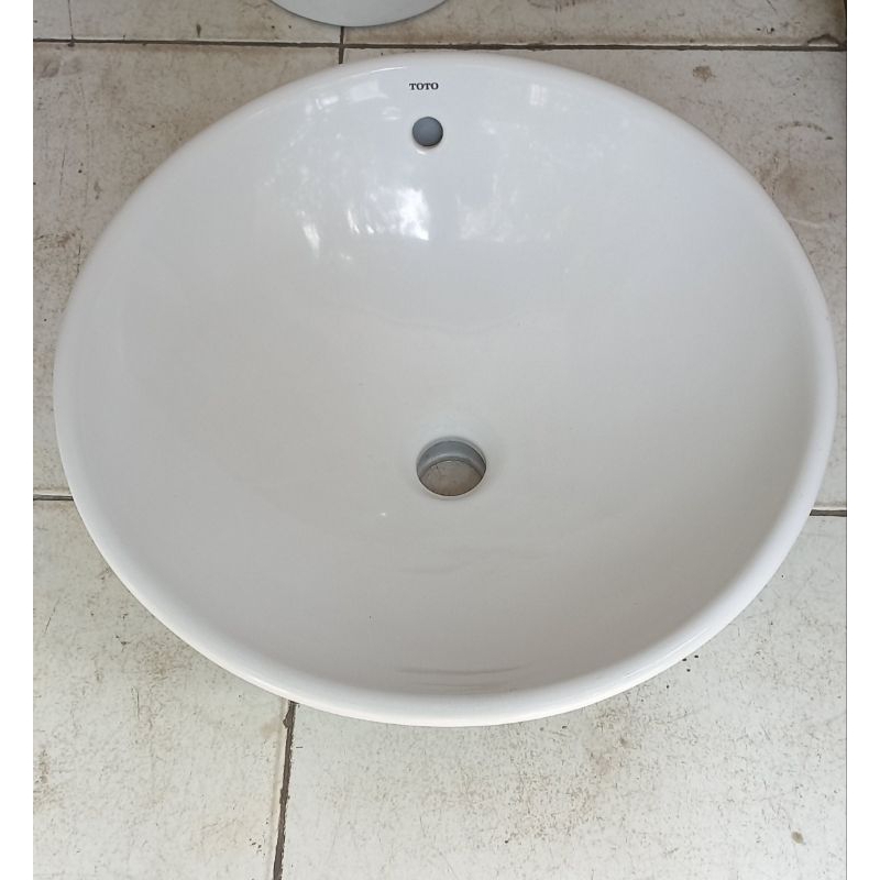 wastafel Toto model mangkok|wastafel toto lw523nj