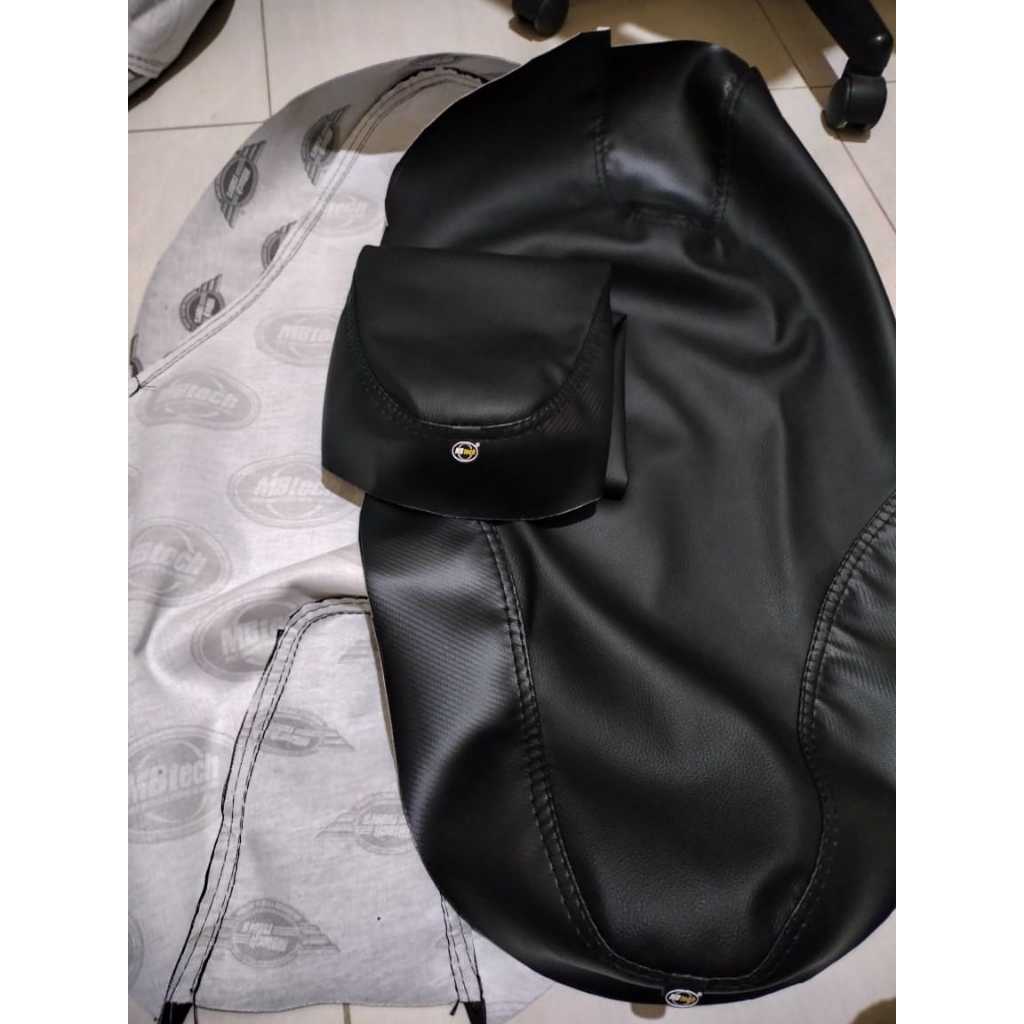 COVER KULIT JOK MIO J/GT MBTECH MODEL STANDAR - SARUNG JOK MIO J MBTECH