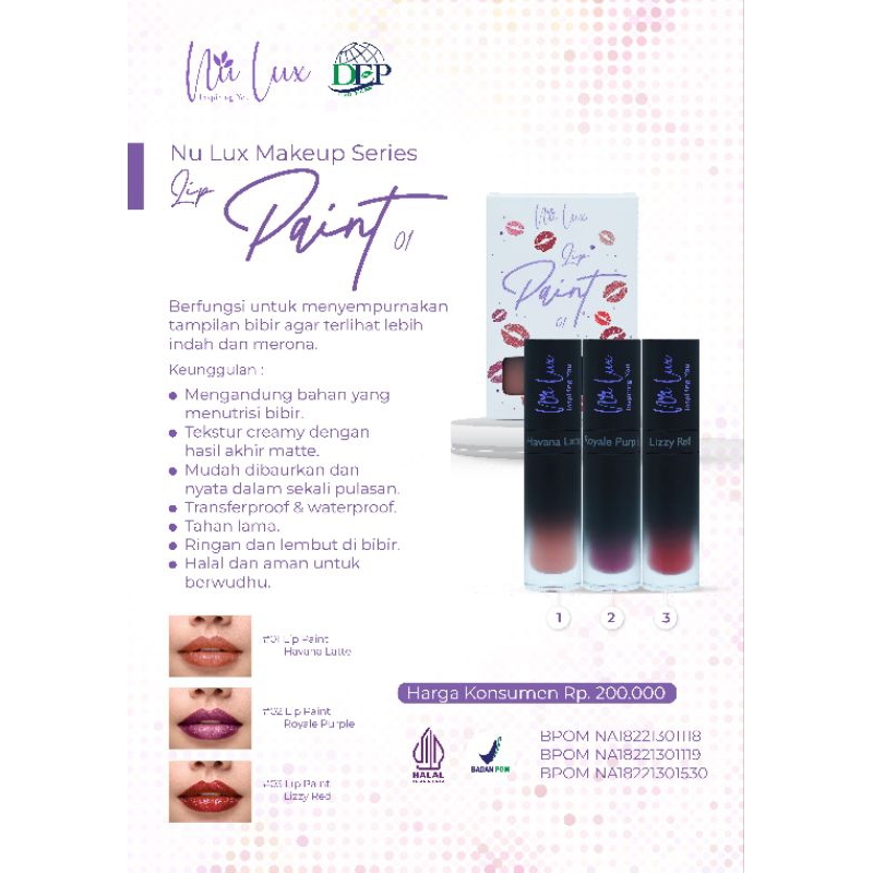 Lip paint Nu Lux mini