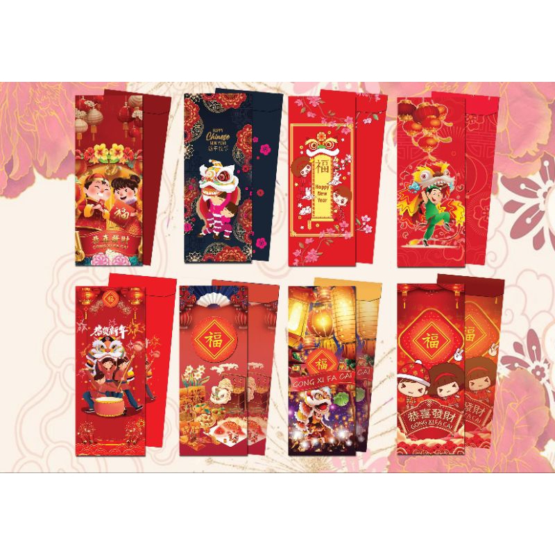 

Grosir Amplop Angpao Imlek Sincia motif netral isi 10amplop